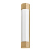 Applique murale Facet laiton, verre