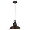 Suspension Emery bronze, verre