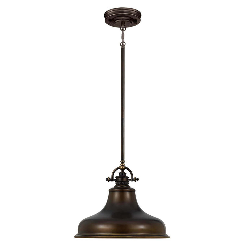 Suspension Emery bronze, verre