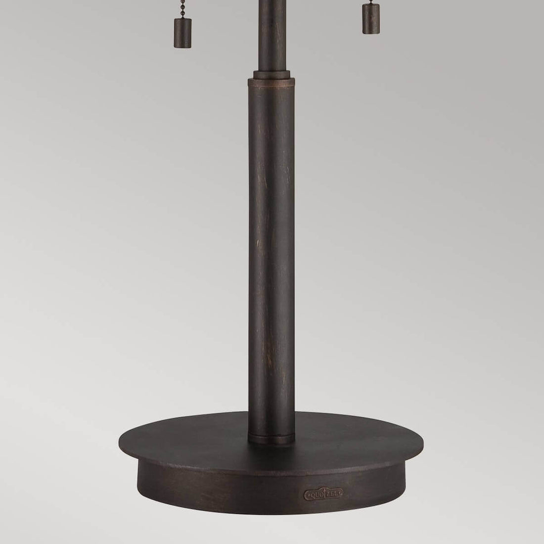 Lampe à poser Laguna 2 lumières cuivrée, verre