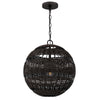 Suspension Lindendale bronze, verre