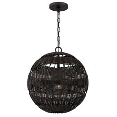 Suspension Lindendale bronze, verre