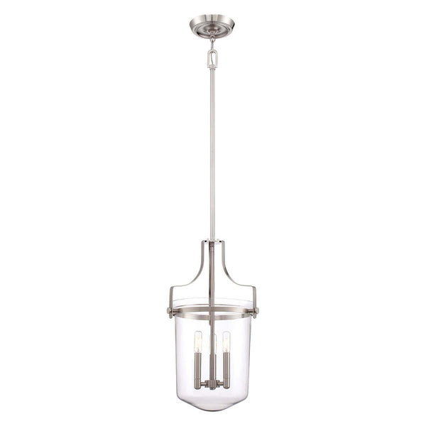 Suspension luminaire | Penn Station Nickel