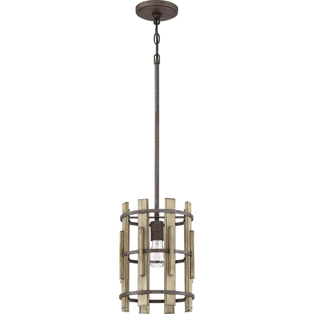 Suspension luminaire | Wood Hollow Noire
