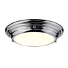 Plafonnier Welland chromé, L 24,5 cm