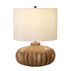 Lampe à poser Woodside crème, céramique