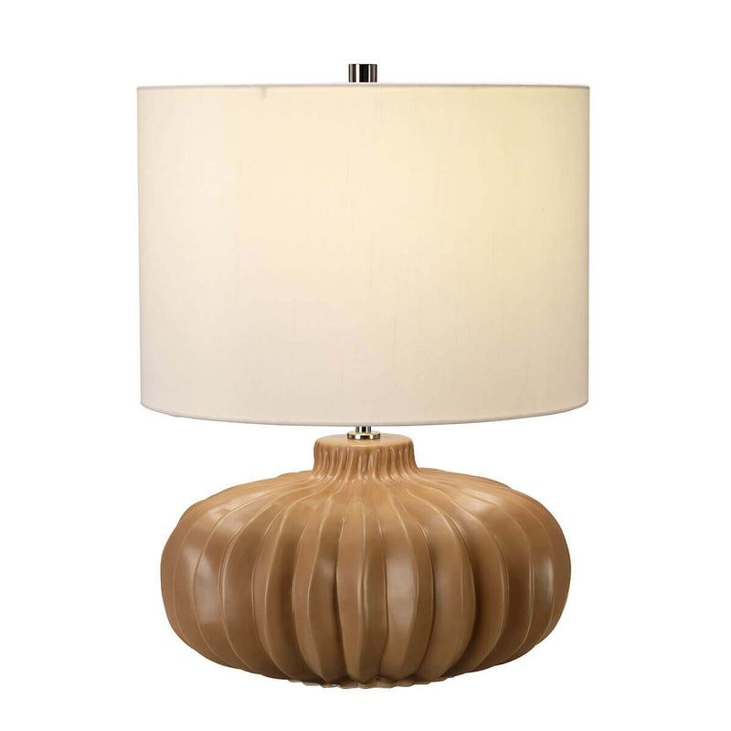 Lampe à poser Woodside crème, céramique