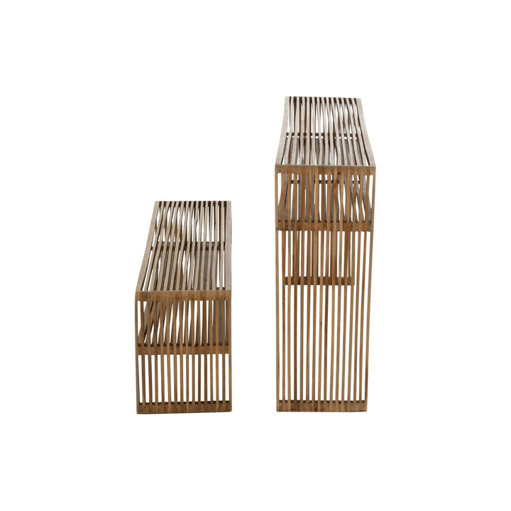 Ensemble Consoles Teck Recyclé - Designix