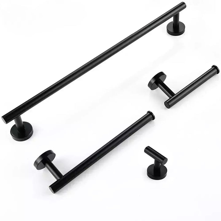 Ensemble de Porte Serviette Mural | Harmonie - Designix Accessoires Salle de bains Noir