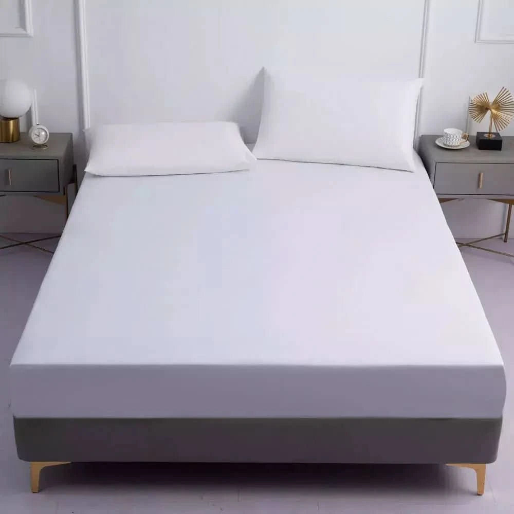 Ensemble Drap Housse et Taie d'Oreiller | DreamSuite - Designix Drap Housse Bleu étoilé 90x200x25cm