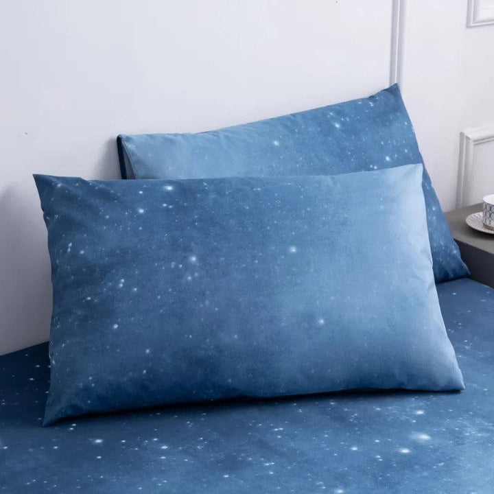 Ensemble Drap Housse et Taie d'Oreiller | DreamSuite - Designix Drap Housse Vert 90x200x25cm