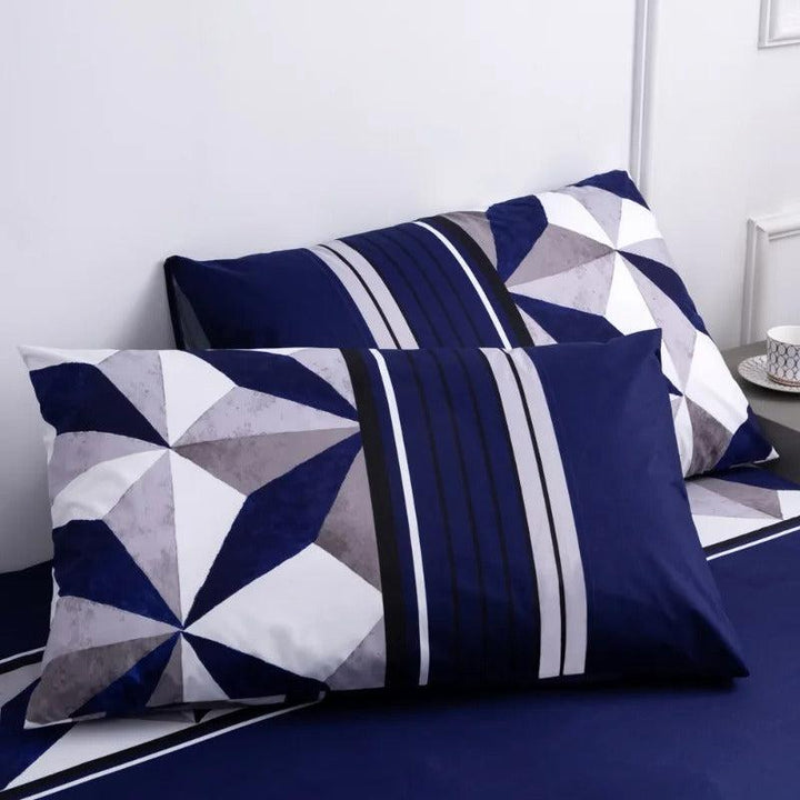 Ensemble Drap Housse et Taie d'Oreiller | DreamSuite - Designix Drap Housse Vert 90x200x25cm