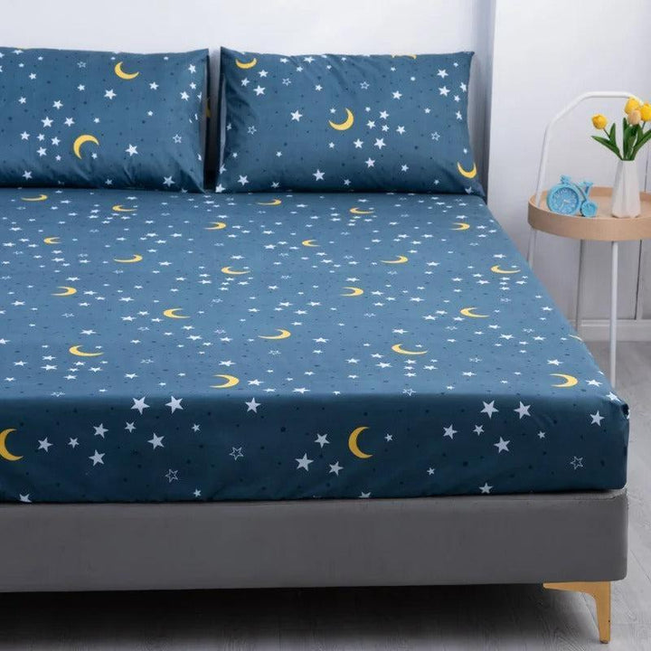 Ensemble Drap Housse et Taie d'Oreiller | DreamSuite - Designix Drap Housse Vert 90x200x25cm