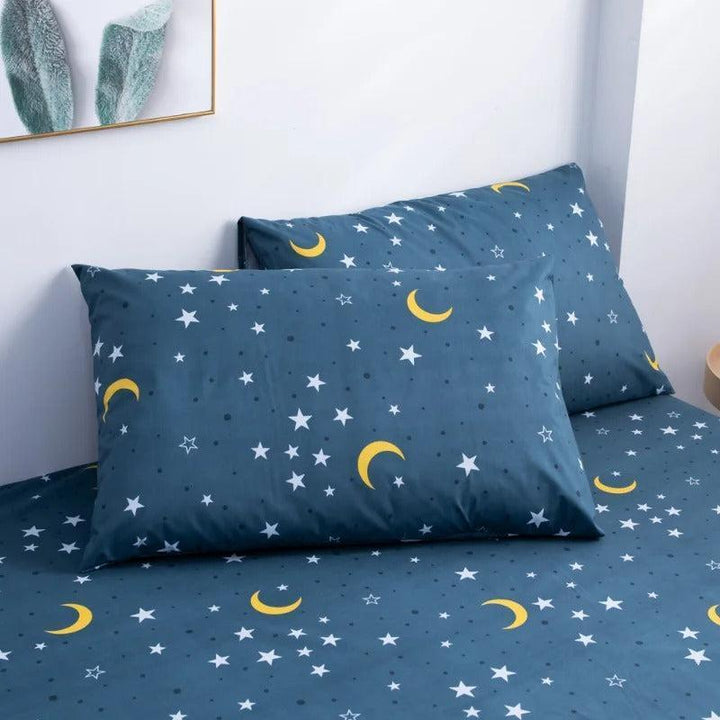 Ensemble Drap Housse et Taie d'Oreiller | DreamSuite - Designix Drap Housse Vert 90x200x25cm