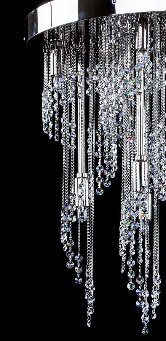 Suspension spirale en cristal L435CLN