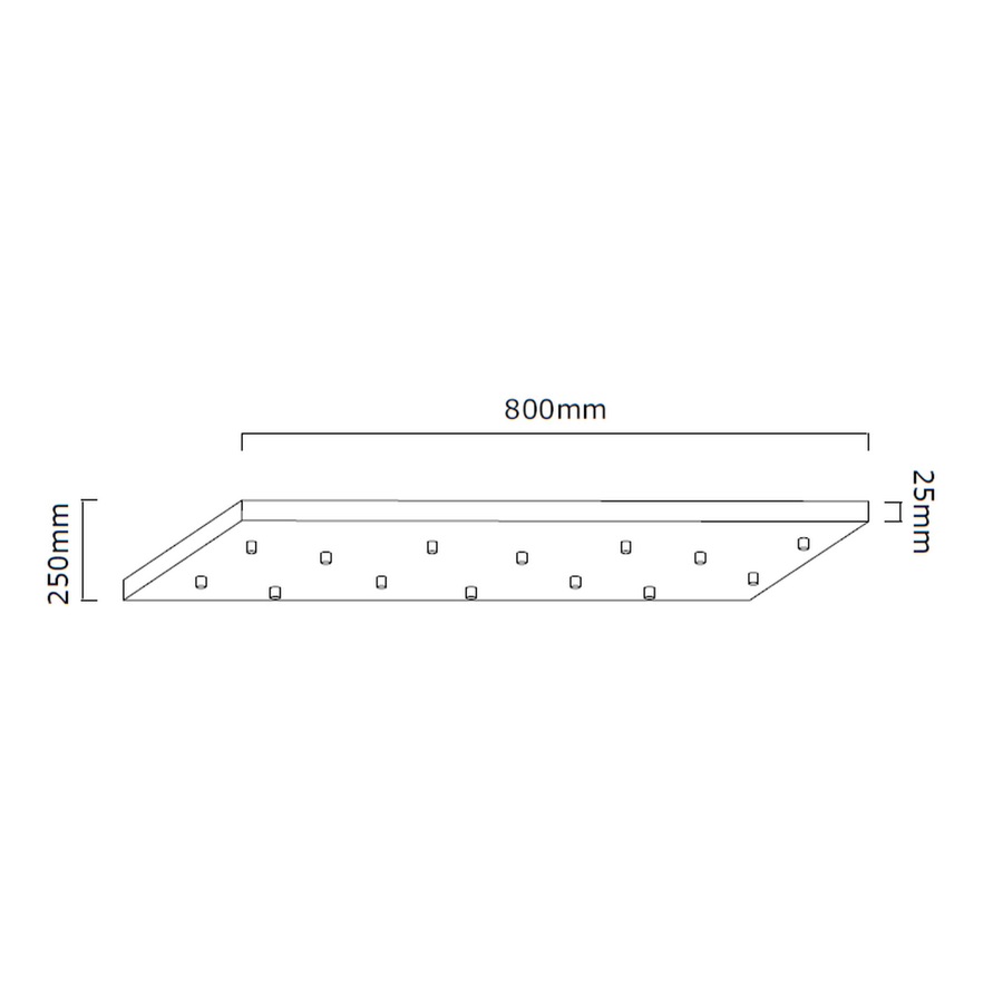 Suspension Ero XIV 80X25, verre