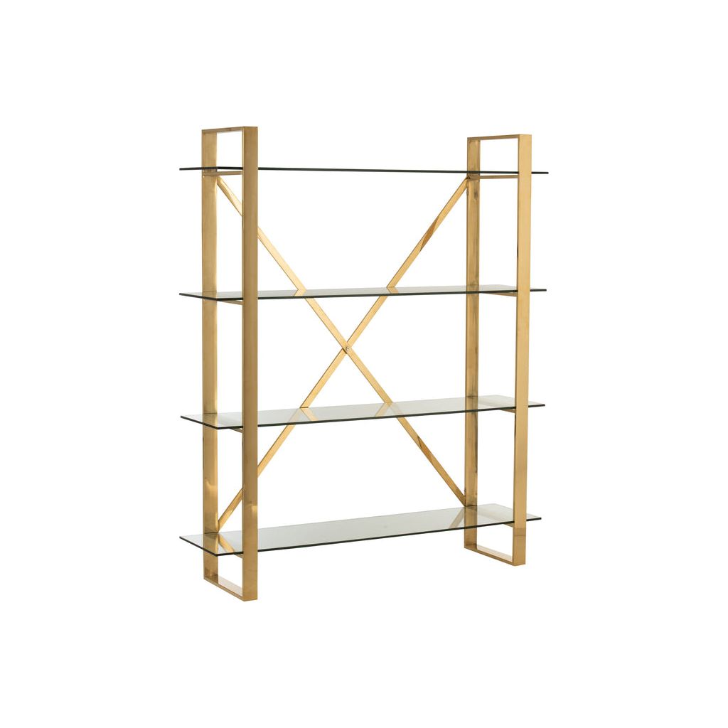Étagère Croisée En Acier Inoxydable - Designix
