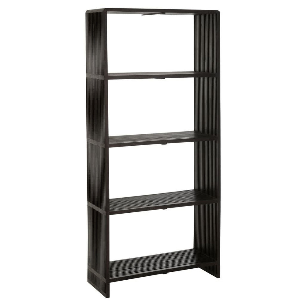 Étagère en Teck Recyclé Noir - Designix