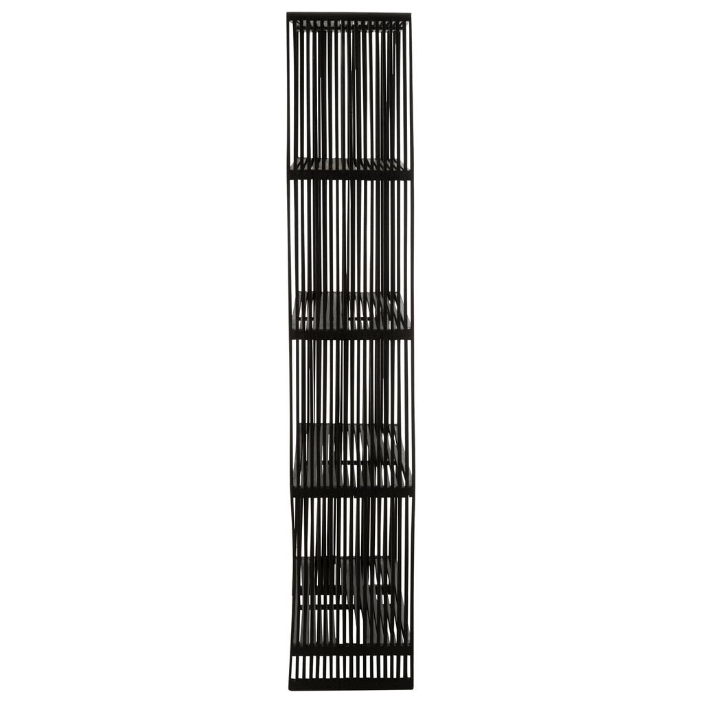 Étagère en Teck Recyclé Noir - Designix