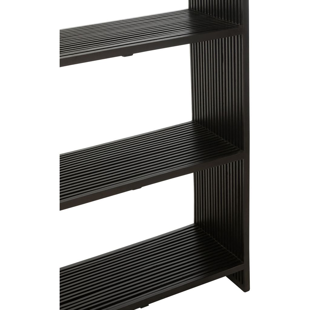 Étagère en Teck Recyclé Noir - Designix