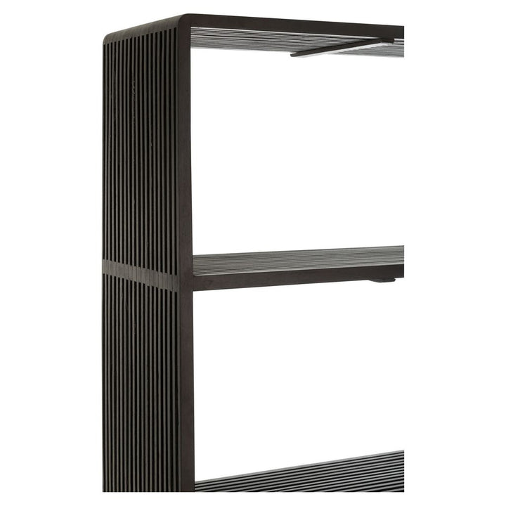 Étagère en Teck Recyclé Noir - Designix