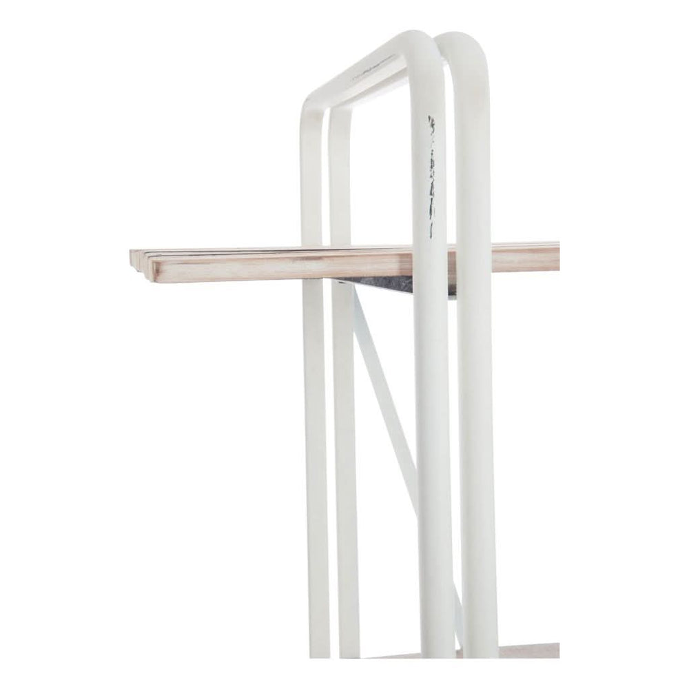 Étagère Métal Bois Blanc Lavé - Designix