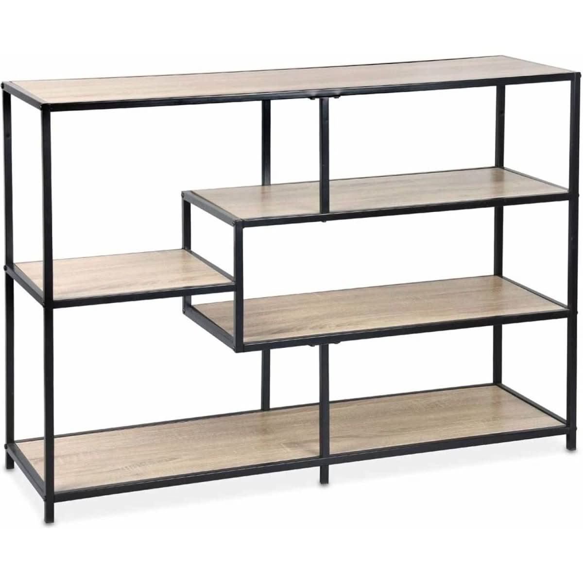 Étagère Métal Bois Industriel | Inspire - Designix Meuble de Rangement