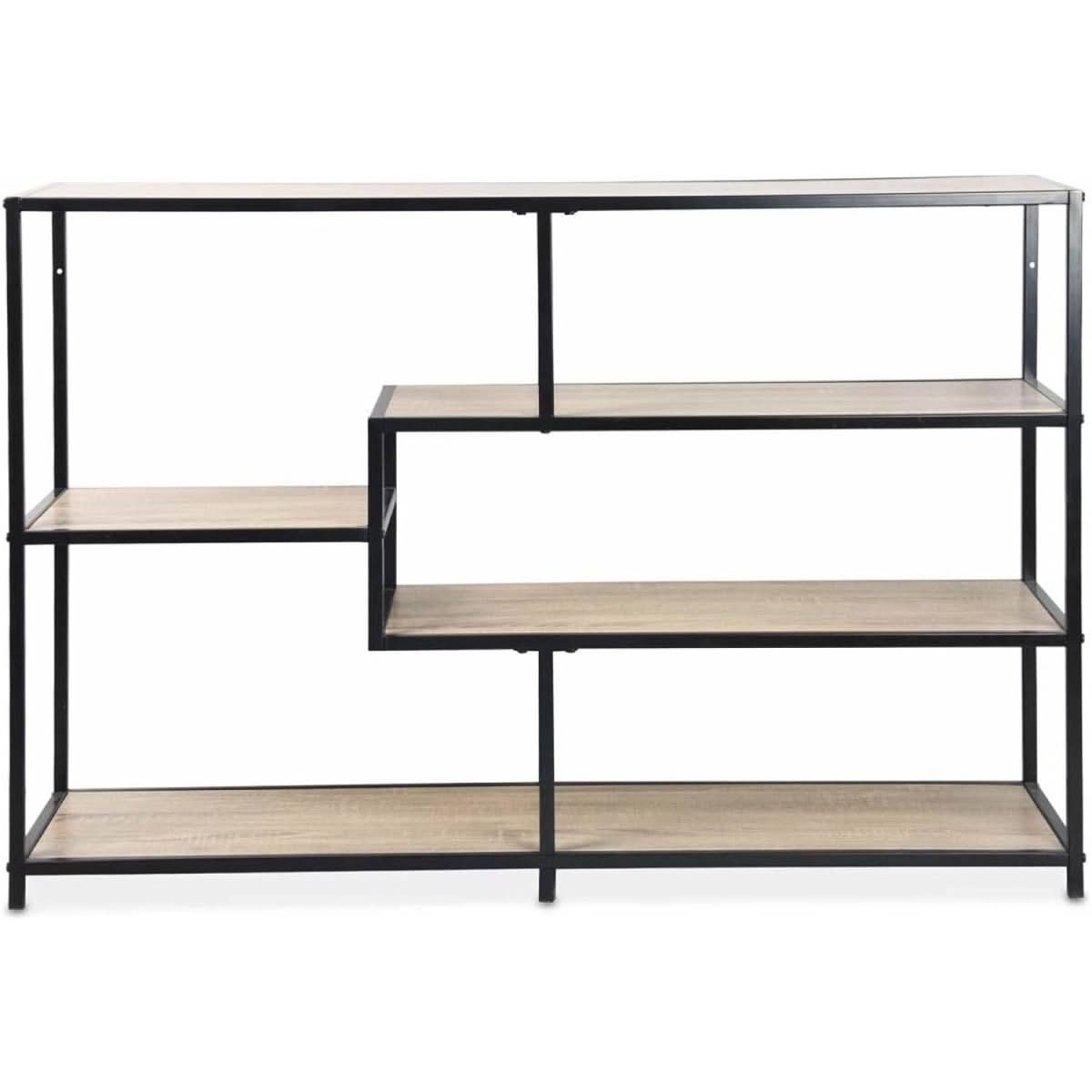 Étagère Métal Bois Industriel | Inspire - Designix Meuble de Rangement