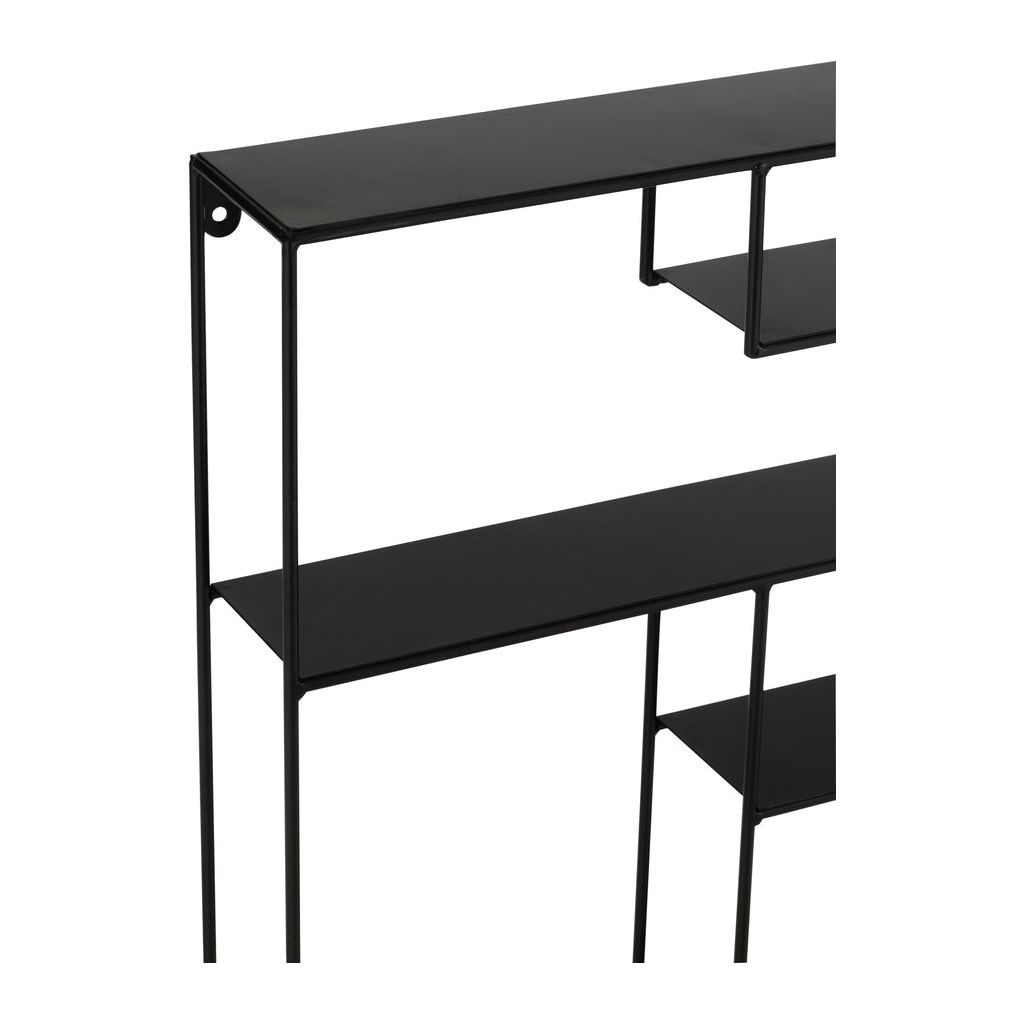 Étagère Métal Noir Design Moderne - Designix