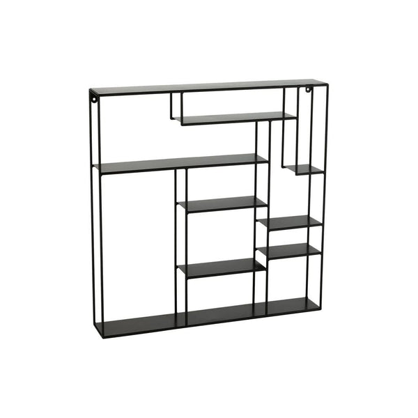 Étagère Métal Noir Design Moderne
