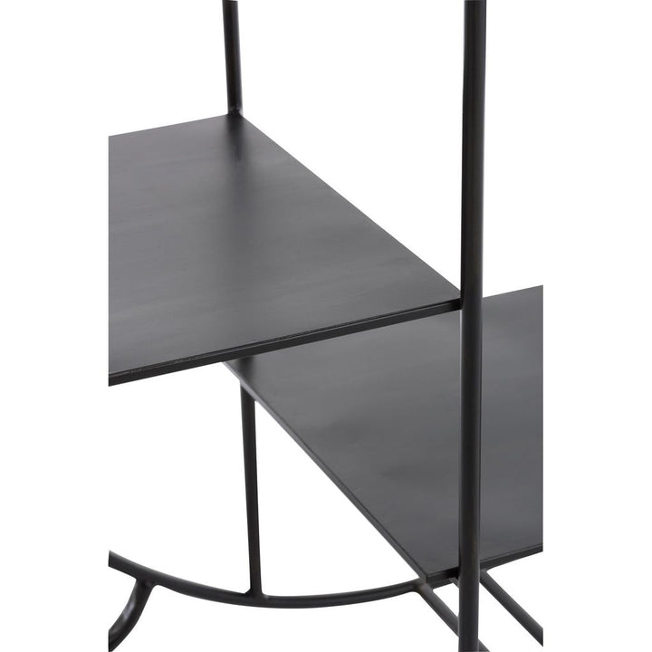 Étagère Métal Noir Ronde - Designix