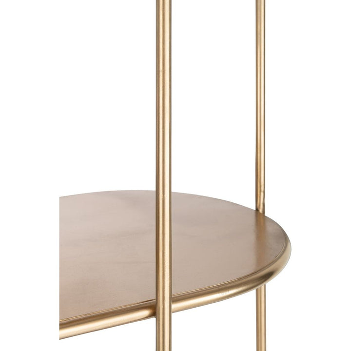 Étagère Métallique Dorée 3 Planches - Designix