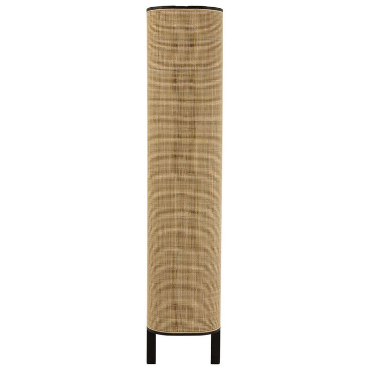 Étagère Tout En Bois Et Rotin - Designix