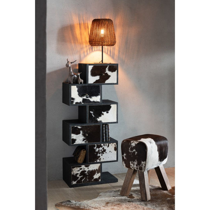 Étagère Vache en Bois de Mangue Blanc - Designix