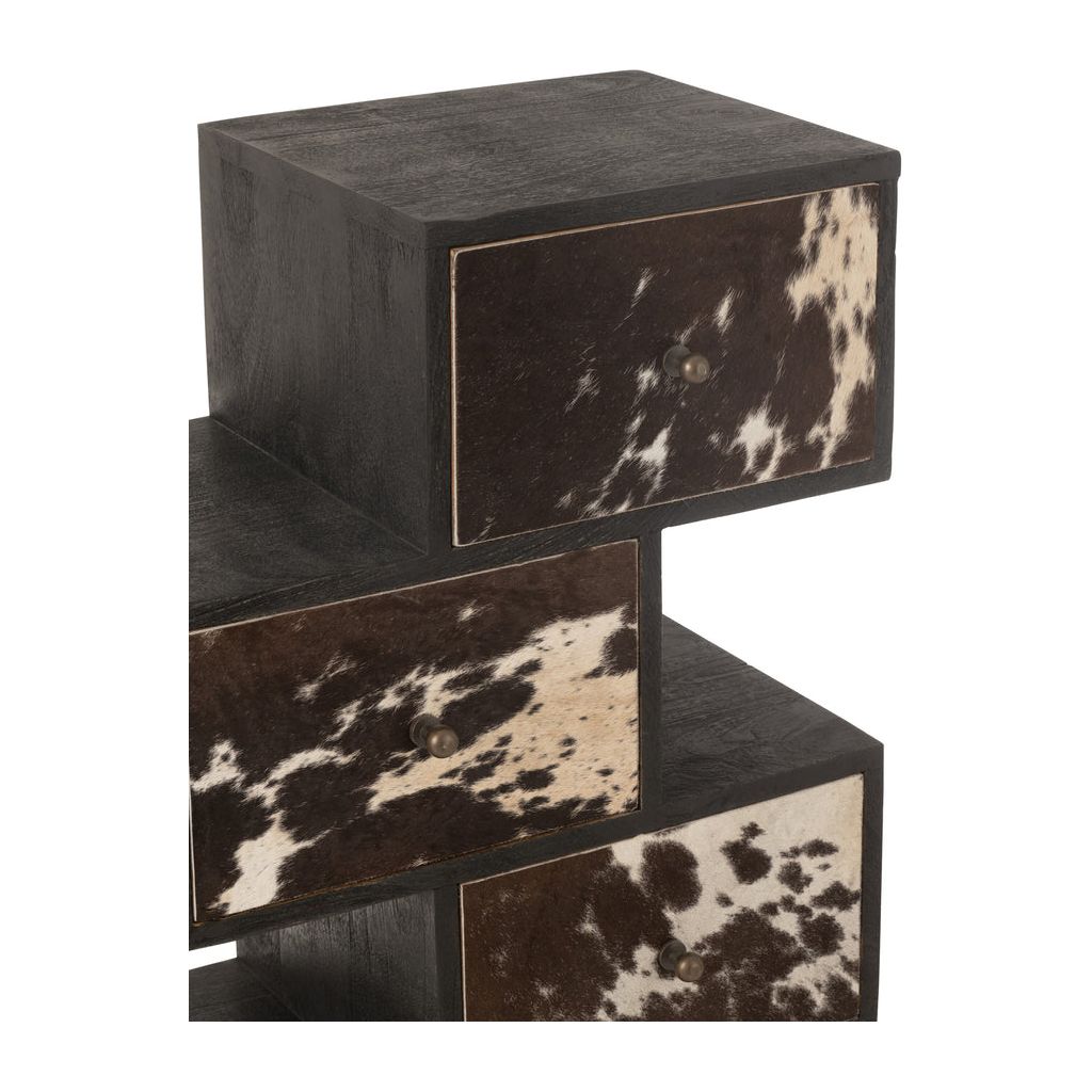 Étagère Vache en Bois de Mangue Blanc - Designix