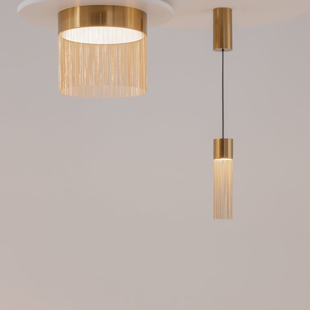 Imaginary Suspension luminaire doré