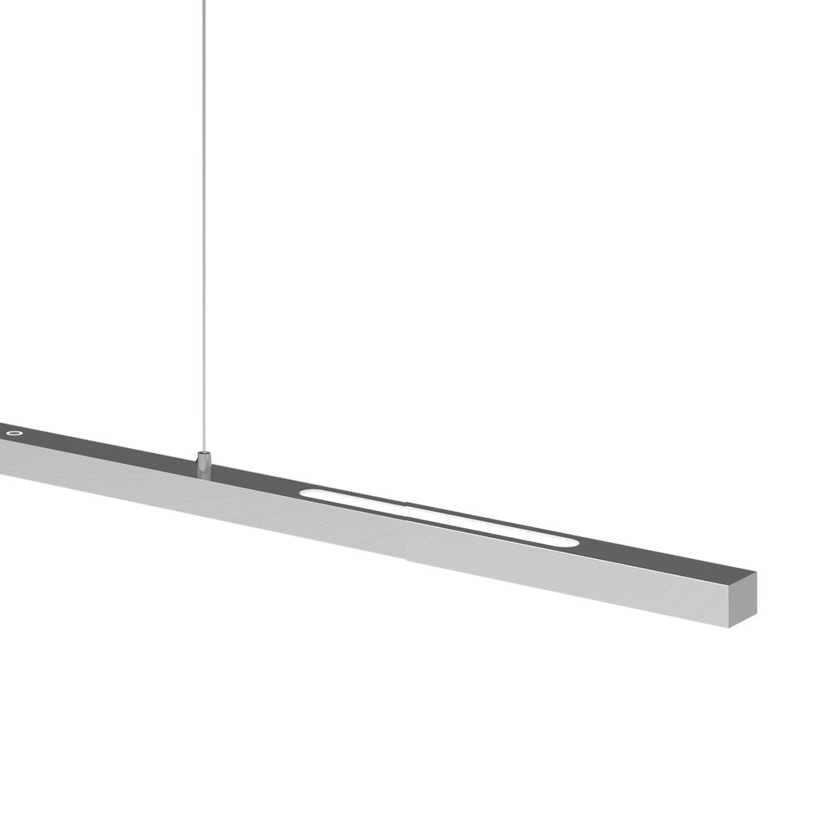 Suspension luminaire Bande argenté