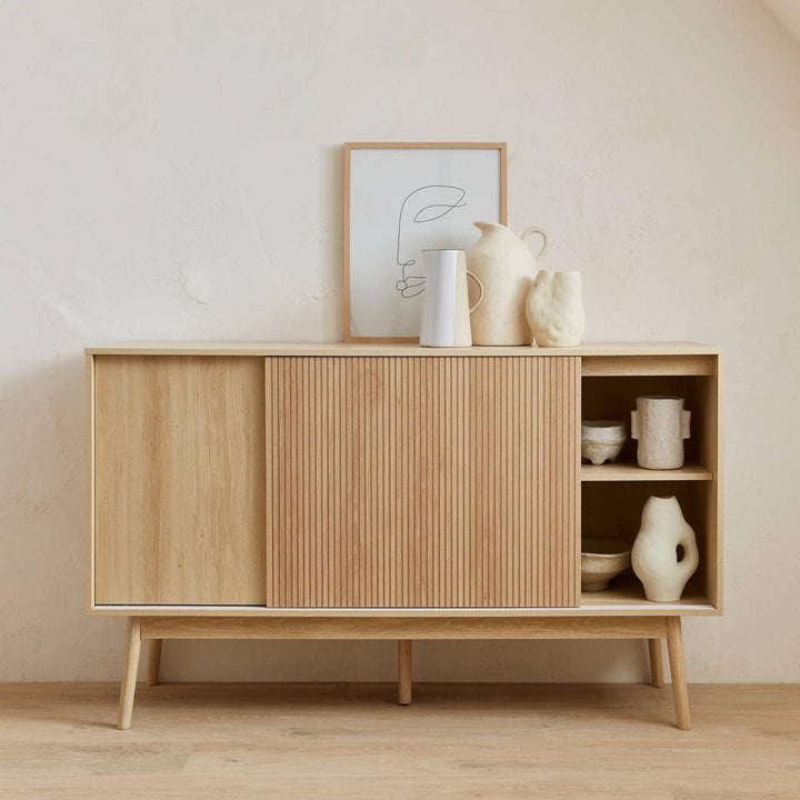 "Buffet Bois Naturel Scandinave" | Designix - 3333    - https://designix.fr/