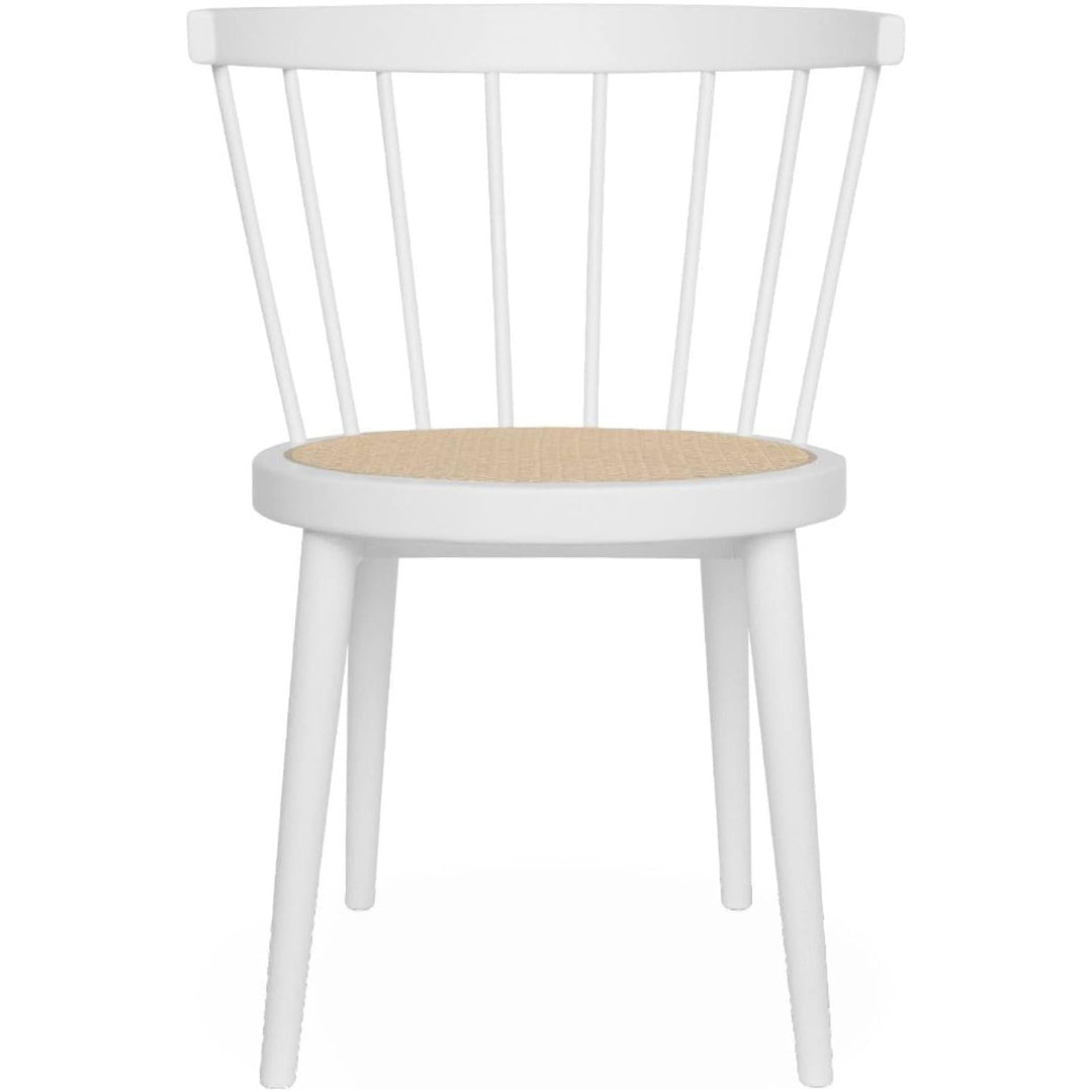 Chaises Blanches Bois Cannage | Designix - 3333    - https://designix.fr/