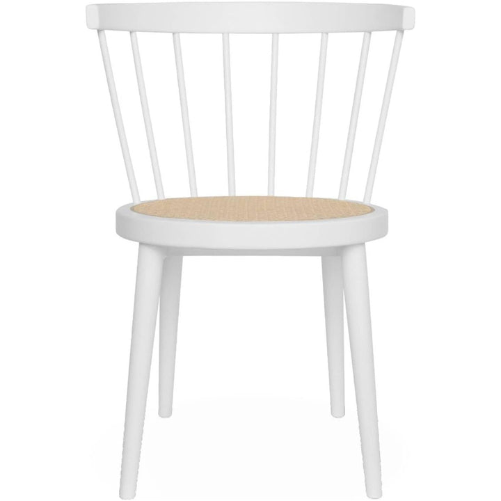 Chaises Blanches Bois Cannage | Designix - 3333    - https://designix.fr/