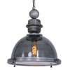 Suspension luminaire Bikkel argenté