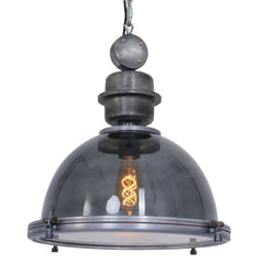 Suspension luminaire Bikkel argenté