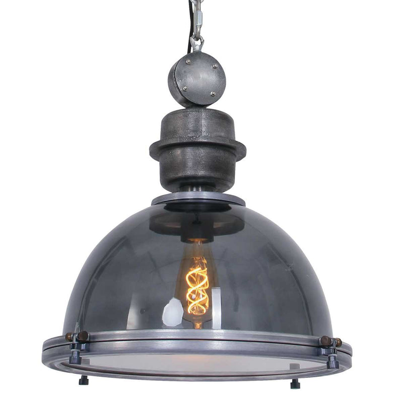 Suspension luminaire Bikkel argenté