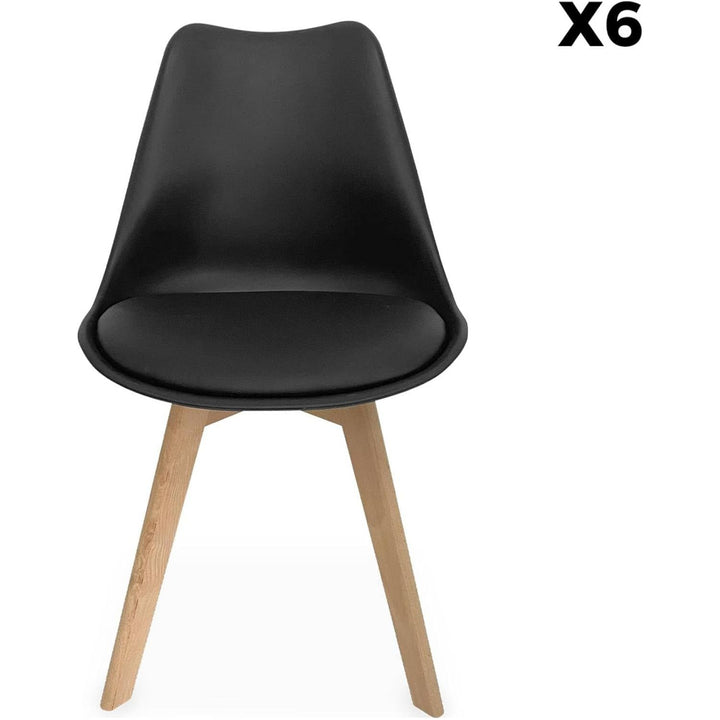 "Chaises Scandinaves Pieds Bois" | Designix - 3333    - https://designix.fr/