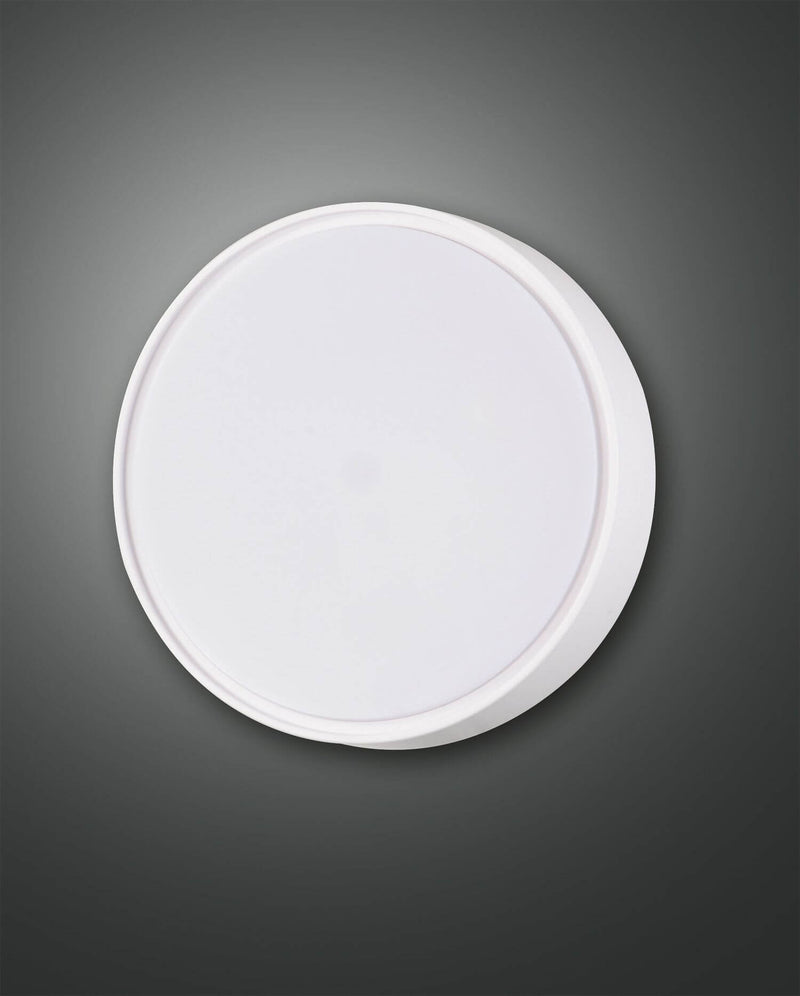 Luminaire extérieur | Hatton Blanc Ø 25 cm