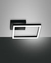 Applique murale Bard noire, L 30 cm