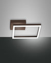Applique murale Bard rouille, L 30 cm