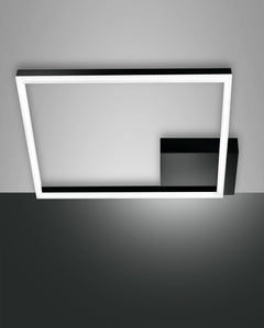 Plafonnier LED | Bard Noir L 45 cm