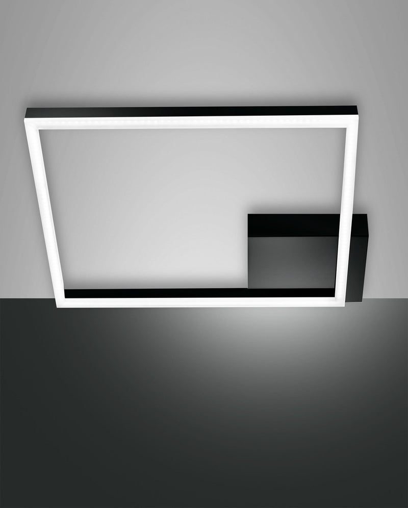 Plafonnier LED | Bard Noir L 45 cm