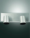 Spot Modo 2 lumières aluminium